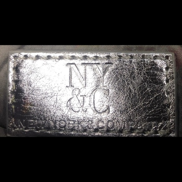 NY & C New York & Company Small Purple Gray Glitter Iridescent Wristlet Clutch - Picture 3 of 12